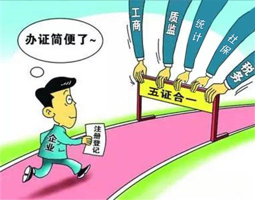 五證合一設立變更注銷等手續的辦理流程